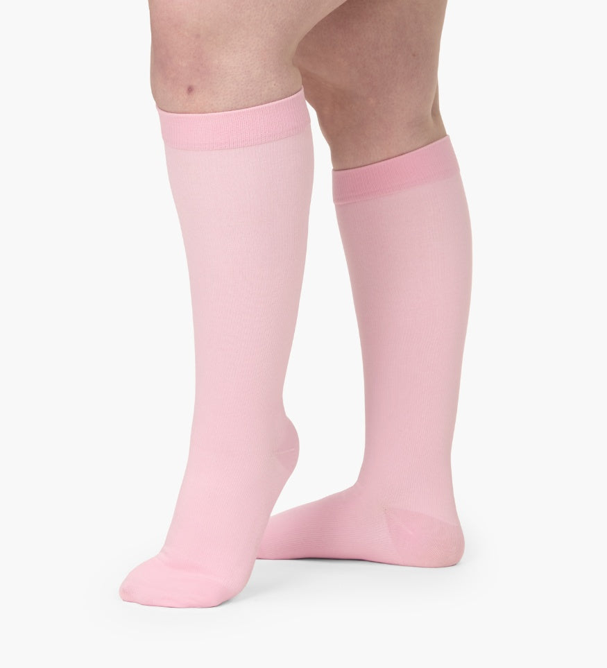 Everstride™ Advanced Wide Compression Socks For Pain Relief - M / Pink