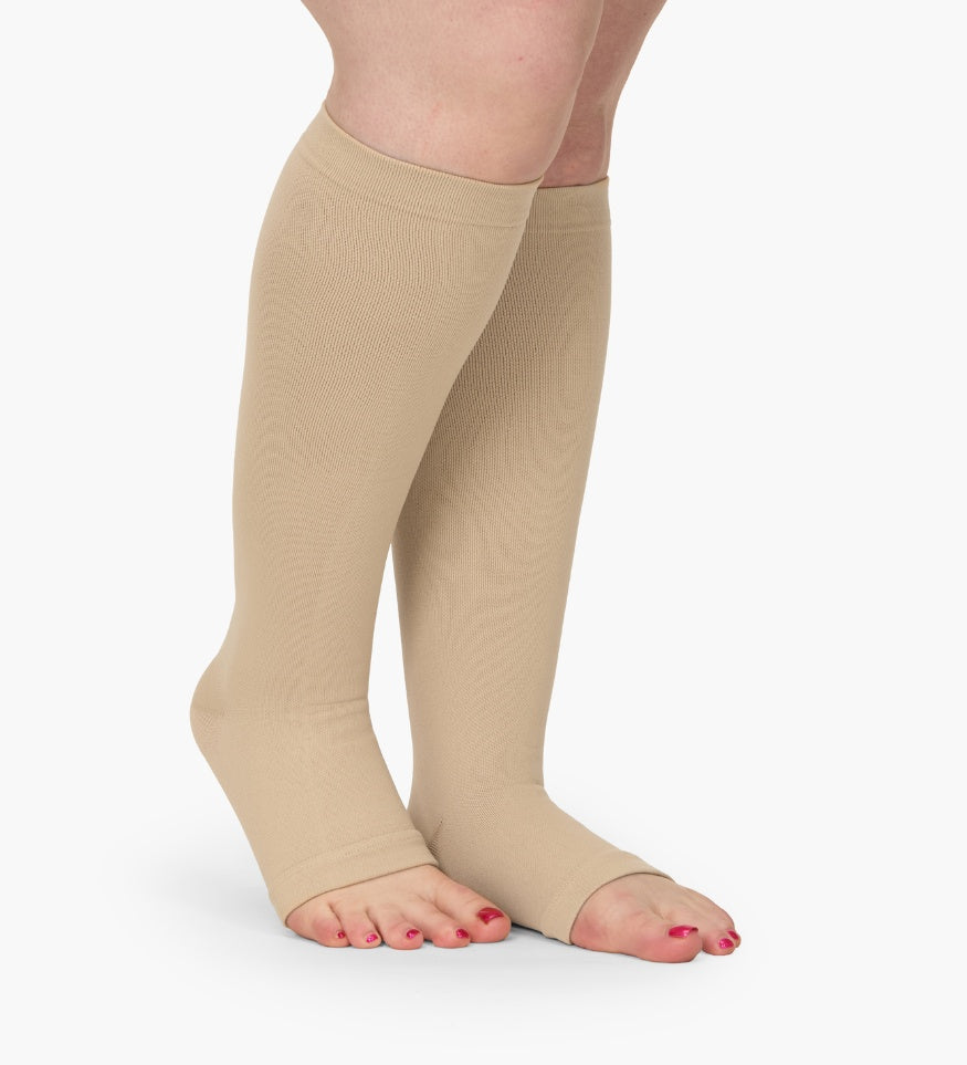 New! Everstride™ Toeless Wide Compression Socks For Pain Relief